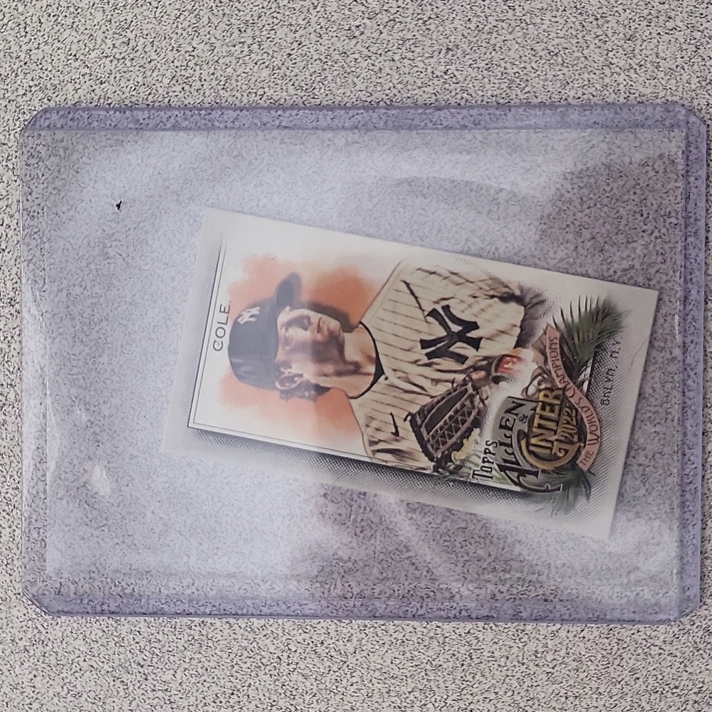 2022 Topps Allen & Ginter Gerrit Cole Mini Ad Back
